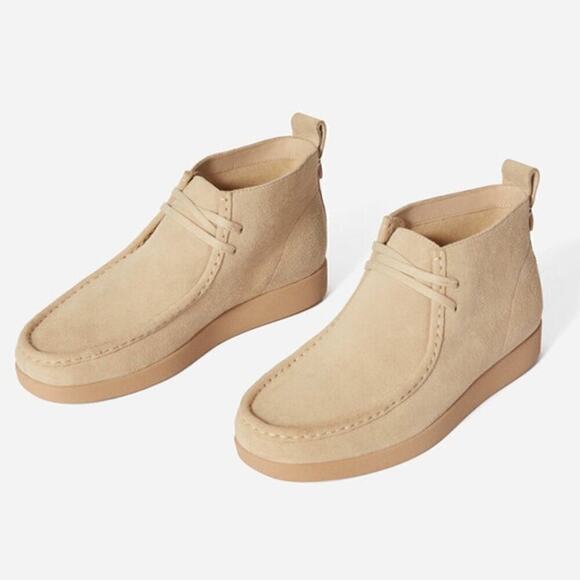 EVERLANE the Moc Toe Boot in Pebble Stone Women's Size 9 - Picture 2 of 16